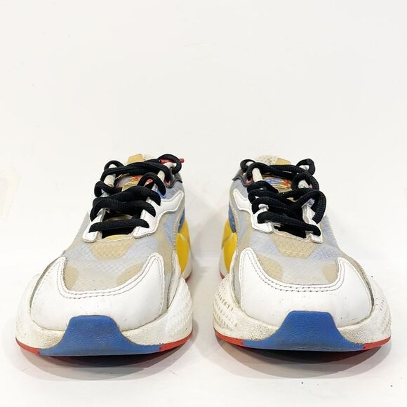Puma RS-X3 Sonic The Hedgehog Yellow White Blue Kids Sneakers Sz 6.5C - Picture 3 of 12